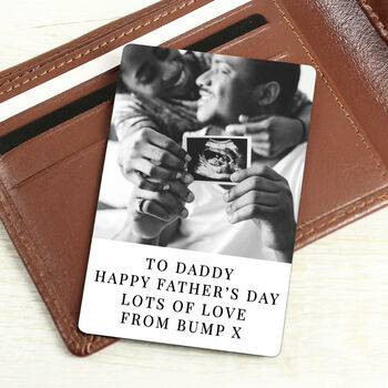 Dad Personalised Photo Wallet Card, 4 of 8
