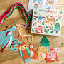 Learn To Sew Children's Stitching Craft Activity Set Woodland Animals, thumbnail 1 of 3