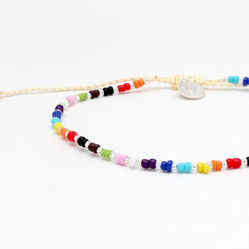 Bangga Beaded Anklet Just Like Us Pride Collection, 5 of 8