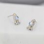 Sterling Silver Rocket Stud Earrings, thumbnail 2 of 10