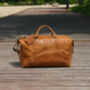 Genuine Leather Boarding Bag For Travelling, thumbnail 1 of 12