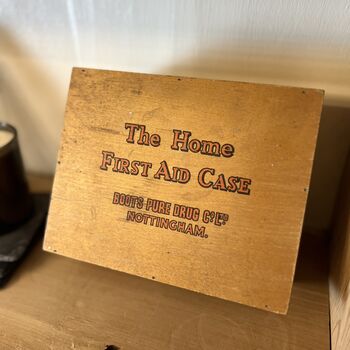 Vintage Wooden Home First Aid Case With Contents, 4 of 8