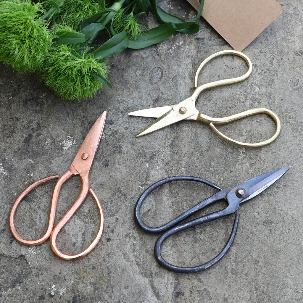 Potting Shed Metallic Mini Garden Scissors Collection