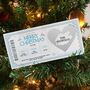 Personalised Christmas Scratch Ticket Musical Theatre Show Surprise Gift Reveal Card, thumbnail 7 of 9