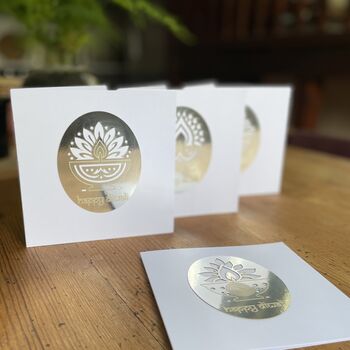 Set Of Four Festival Of Light Cards, 7 of 8