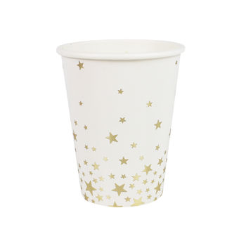 Gold Star Foiled Paper Party Cups, 2 of 3