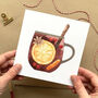 Mulled Wine Christmas Card, thumbnail 1 of 3