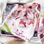 Personalised Silk Scarf 60th Birthday Gift For Her, thumbnail 1 of 8