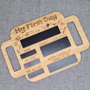 Reusable 'My First Day' Of School Memory Photo Board, 2 of 7