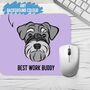 Miniature Schnauzer Computer Mouse Pad, thumbnail 2 of 4