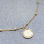 Friendship Initial Anklet In Silver Or Gold Vermeil, thumbnail 2 of 6