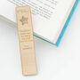 Personalised A* Teacher Wooden Bookmark Star, thumbnail 1 of 6