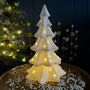 Large White Porcelain Christmas Tree With Lights, thumbnail 1 of 5