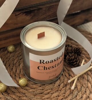 Roasted Chestnut Wood Wick Candle, 2 of 6