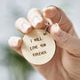 Personalised Carved Heart Keyring, thumbnail 5 of 8