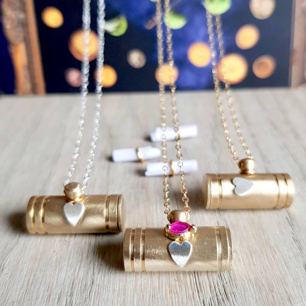 Secret Capsule Keepsake Pendant By Katie Weiner Jewellery