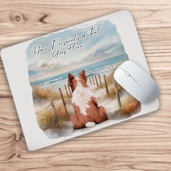 Personalised Border Collie Dog Beach Walk Collection, 5 of 8