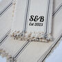 Personalised Handwoven Blanket, Gift For Her, thumbnail 5 of 8