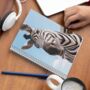 A5 Spiral Notebook Featuring Cute Zebra, thumbnail 2 of 2