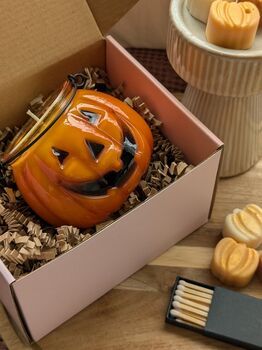 Pumpkin Halloween Candle For Halloween Decor, 6 of 6