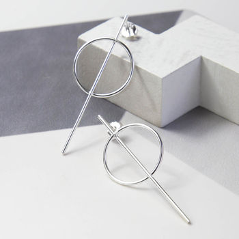Sterling Silver Ring And Bar Stud Earrings By Martha Jackson Sterling ...