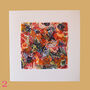 Reusable Handmade Greetings Cards Square Blank Inside Or Optional Handwritten Message, thumbnail 4 of 11