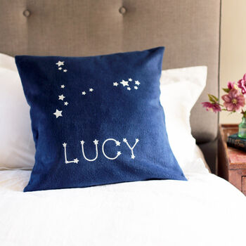 Star Sign Personalised Cushion Birthday Gift, 4 of 8