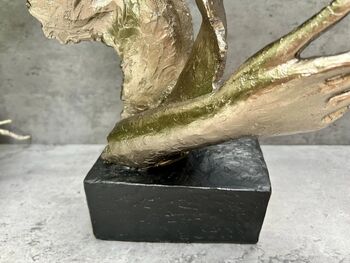 Abstract Lovers Figurine Silhouette Couple Sculpture Ornament, 7 of 8