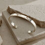 Engraved Kintsugi Cuff Bangle, thumbnail 1 of 4