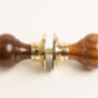 Set Of Two Plain Rosewood Door Knobs, thumbnail 8 of 10