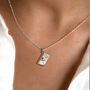 Sterling Silver Purse Envelope Locket Necklace, thumbnail 3 of 6