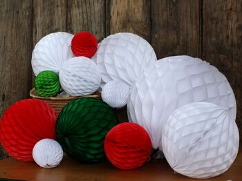 White Paper Ball Decorations Christmas And Wedding, 6 of 6