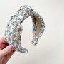 Textured Floral Knot Alice Headband Stocking Filler, thumbnail 1 of 2