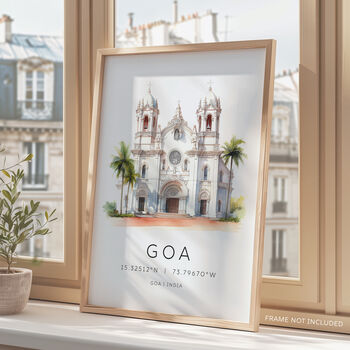 Goa India Travel Wall Art Poster, 3 of 7