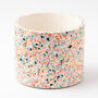 Rainbow Handmade Terrazzo Indoor Planter Large, thumbnail 7 of 8