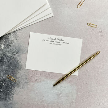 Personalised Calligraphy Correspondence Cards, 5 of 8