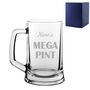 Personalised Engraved Mega Pint Beer Glass, thumbnail 1 of 5