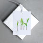 Floral Gift Tags With Lily Of The Valley Illustrations, thumbnail 5 of 5