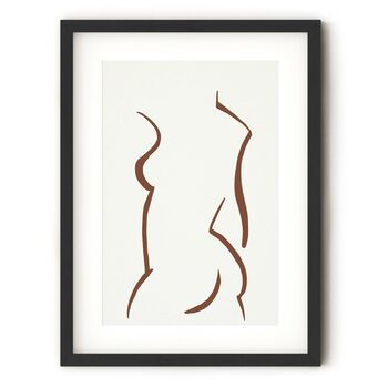 Nude Drawing Print Set Of Two, 5 of 5