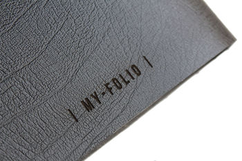 Leather Embossed Ringbinder Portfolio Folder A4/A3, 5 of 10
