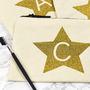 Alphabet Letter Pencil Case Glitter Star, thumbnail 3 of 4