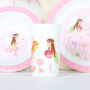 Fairy Garden Dinner Set With Personaised Bag, thumbnail 2 of 3