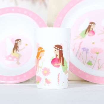 Fairy Garden Dinner Set With Personaised Bag, 2 of 3