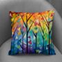 Forest Of Colour Hand Made Poly Linen Cushions, thumbnail 5 of 8