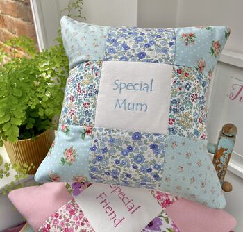 Special Mum Cushion Duck Egg Blue, 2 of 5