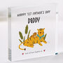 Personalised First Father’s Day Tiger Plaque Gift, thumbnail 1 of 5