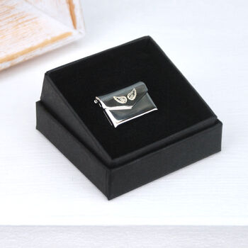 Personalised Angel Wing Hidden Message Pin, 5 of 7