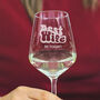 Personalised Wife Birthday Glass, thumbnail 2 of 6