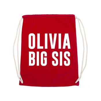 Girl's Personalised Sister Gym Bag, 9 of 12