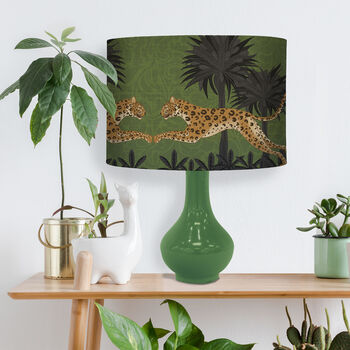 Leaping Leopard Lampshade, Multi Colours Available, 2 of 9